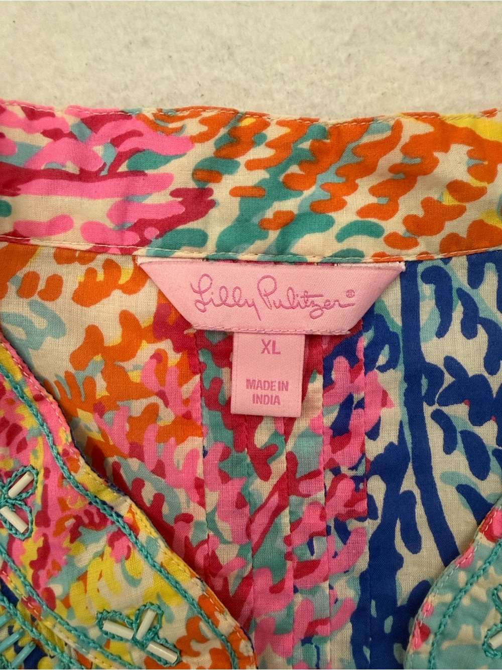 Lillly Pulitzer Elsa Tunic XL - Picture 11 of 15